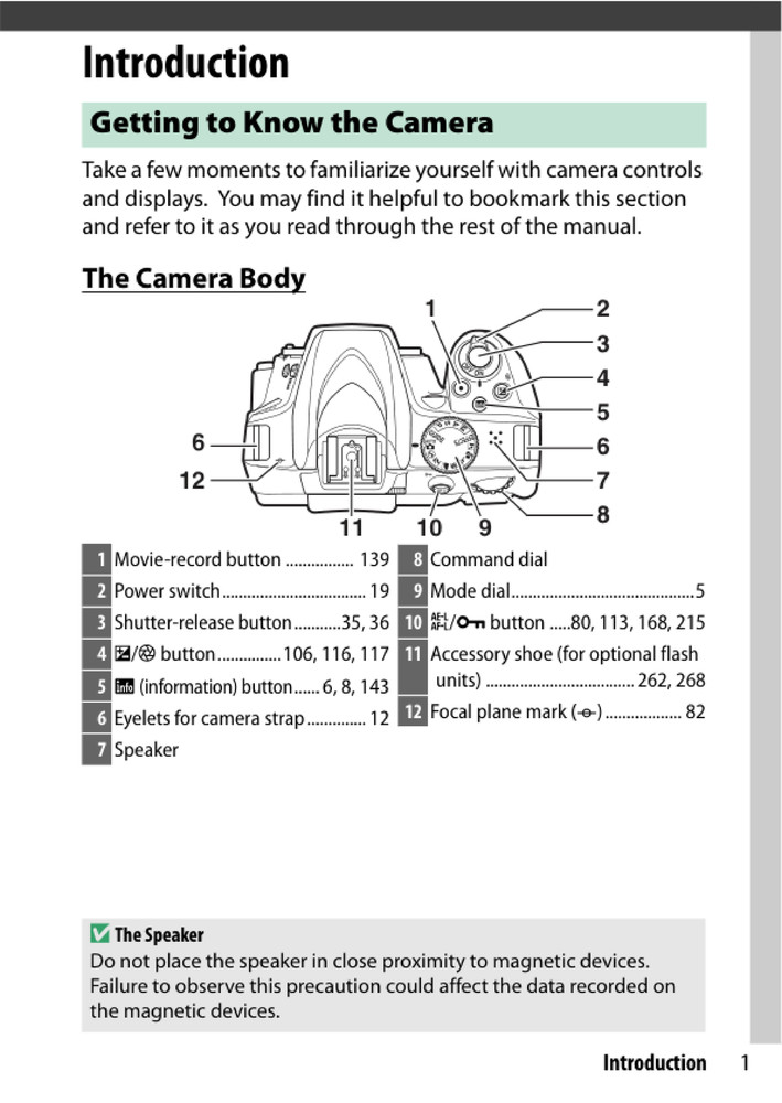 Nikon D3400 — User Reference Manual Guide — 1/2 Size, 5.5" x 8.5" Small Compact