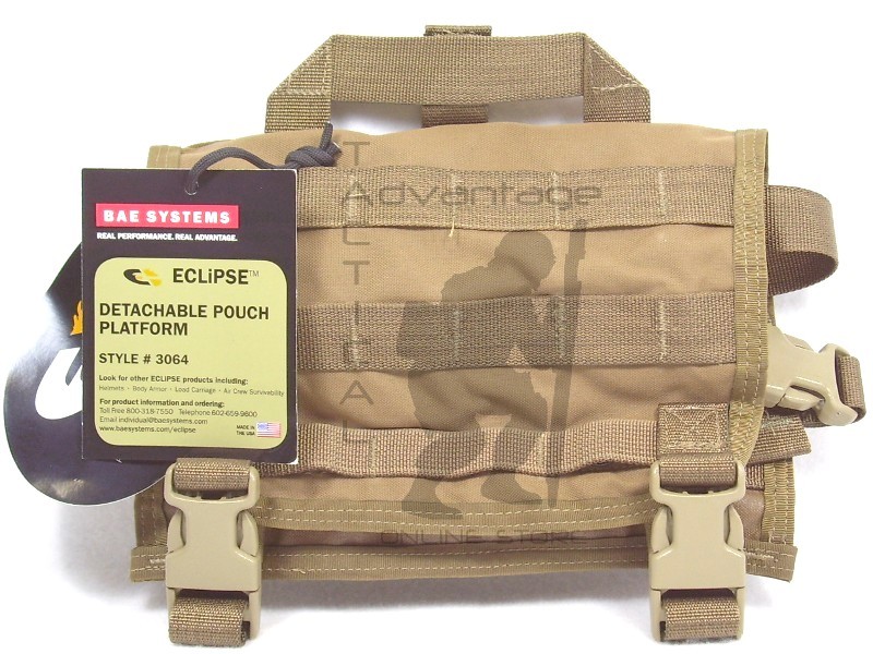 BAE Systems ECLiPSE Foldable Chest Rig MOLLE Platform - coyote brown USMC