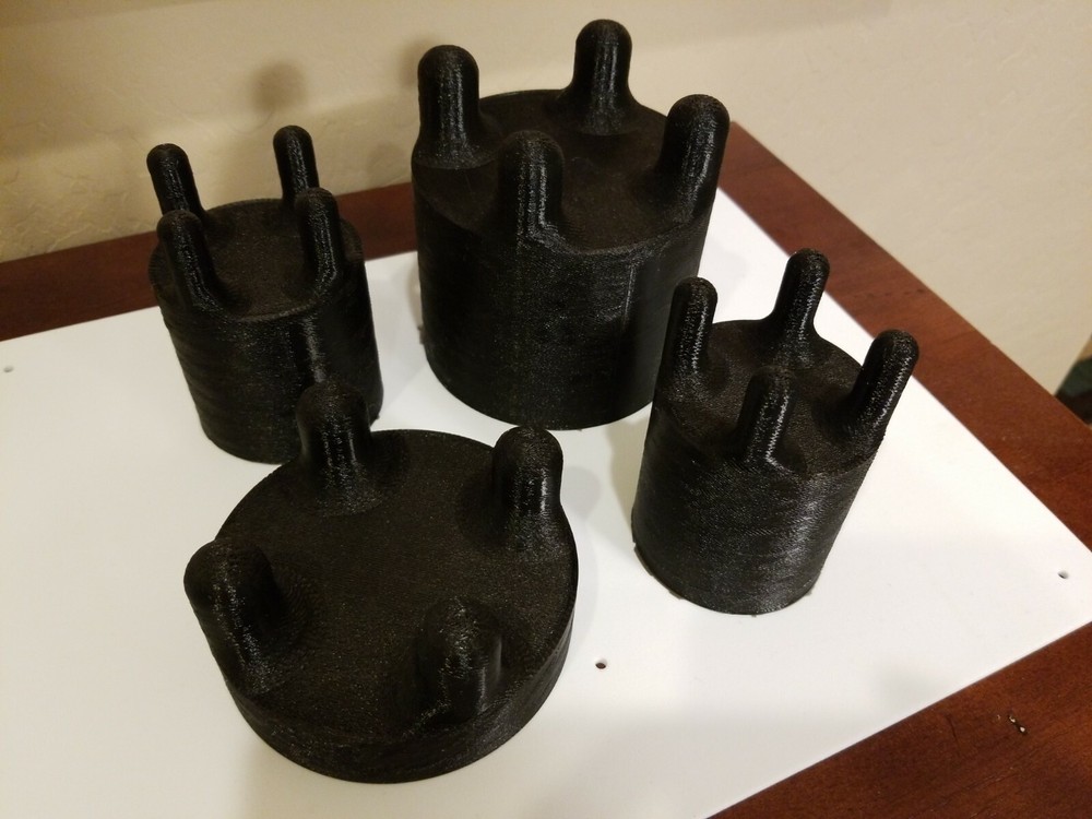 3D SCANNER SCANNING MODELS SETUP FIXTURES (4 SET)