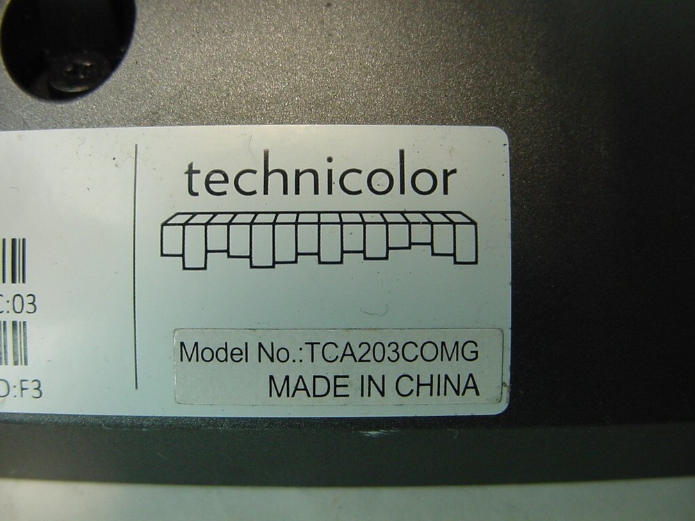 TECHNICOLOR HOME AUTOMATION TOUCHSCREEN TCA203COMG XFINITY - NO POWER CORD
