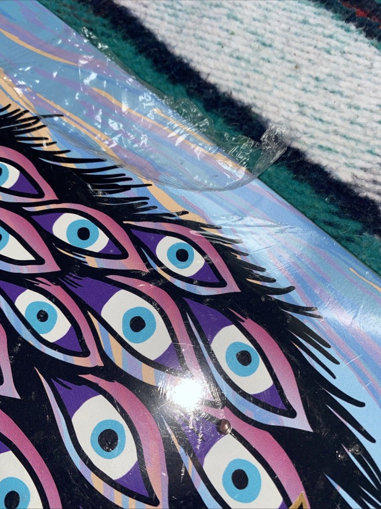 Primitive Brian Peacock 🦚 ‘Peacock’ 🦚 Rare Subscription Skateboard Deck 8.0”
