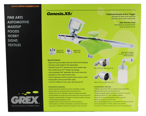 Grex Side Feed Genesis Airbrush + Tooty Compressor Combo