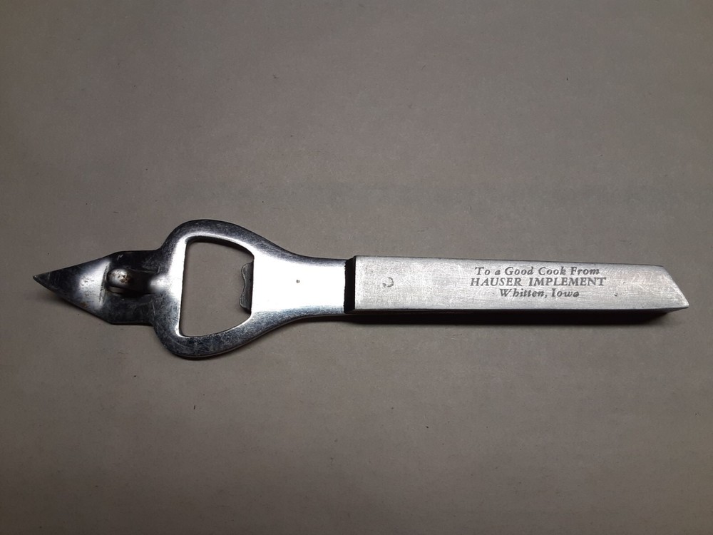 Hauser Implement Whitten Iowa can or bottle opener