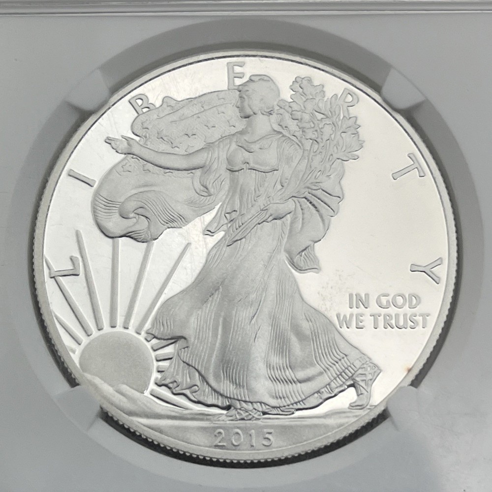2015 W Eagle Silver 1 Oz PF 70 Ultra Cameo