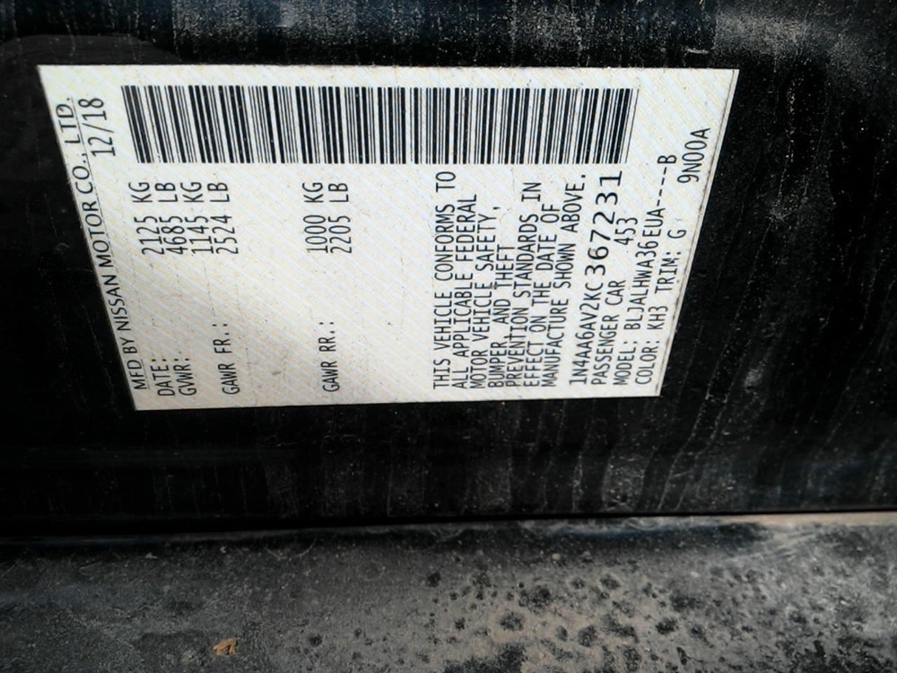 Speedometer Analog Cluster MPH Fits 19-20 MAXIMA 104961249