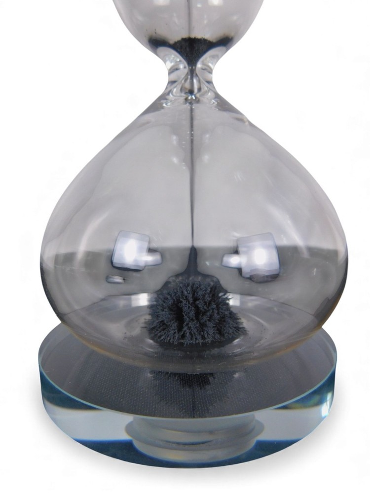 Magnetic Sand Timer 6" - Mesmerizing Floating Sand - New