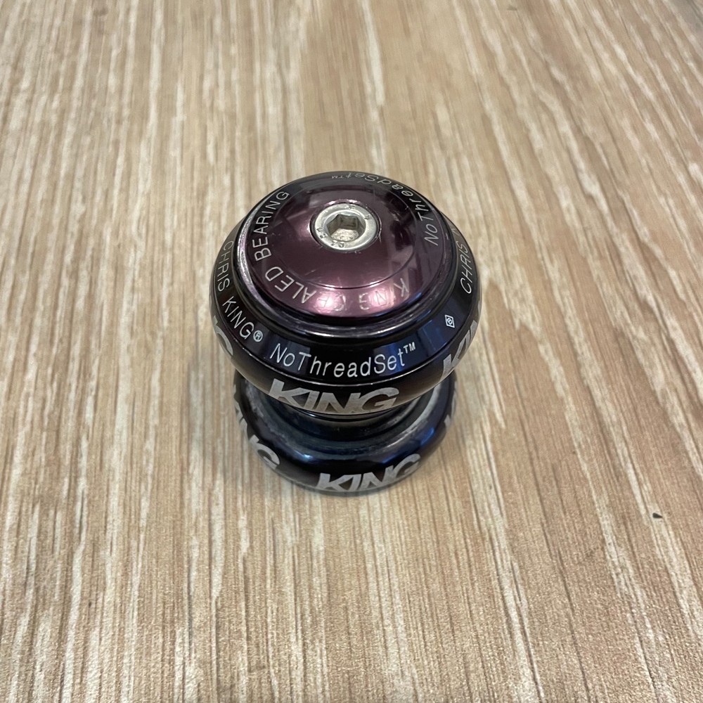 Chris King 1 1/8" Threadless Headset, NoThreadset, Black