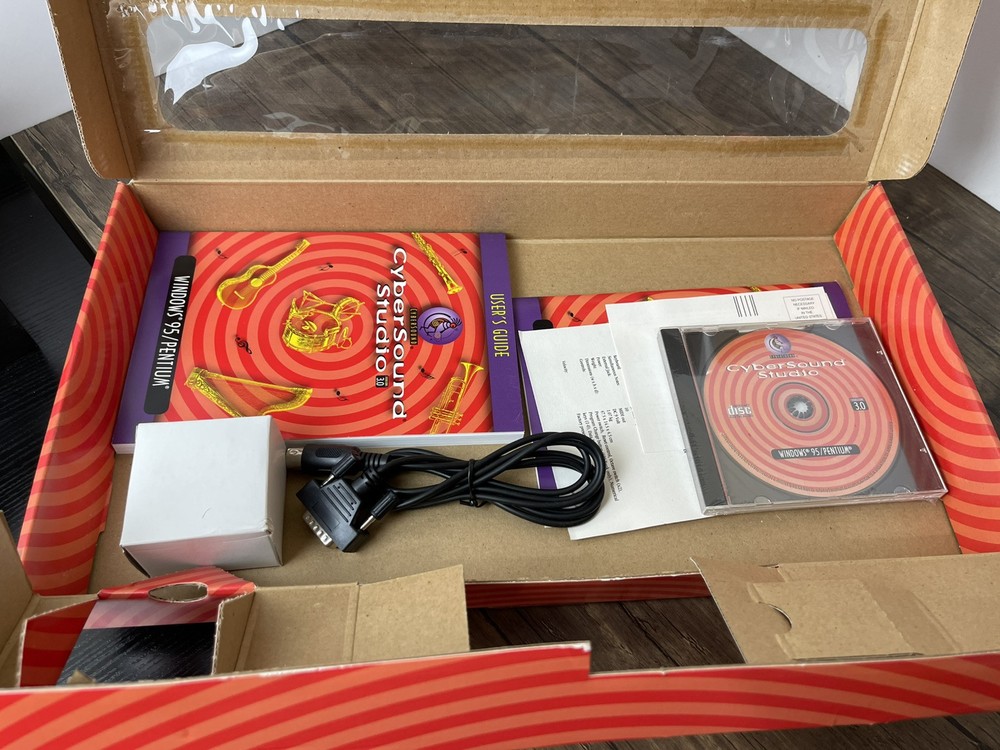 CyberSound Studio Music Maker 3.0 Midi Keyboard System - New Open Box