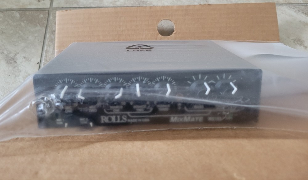 Rolls MixMate MX153 2 Mic 3 Source Stereo Mixer NIB