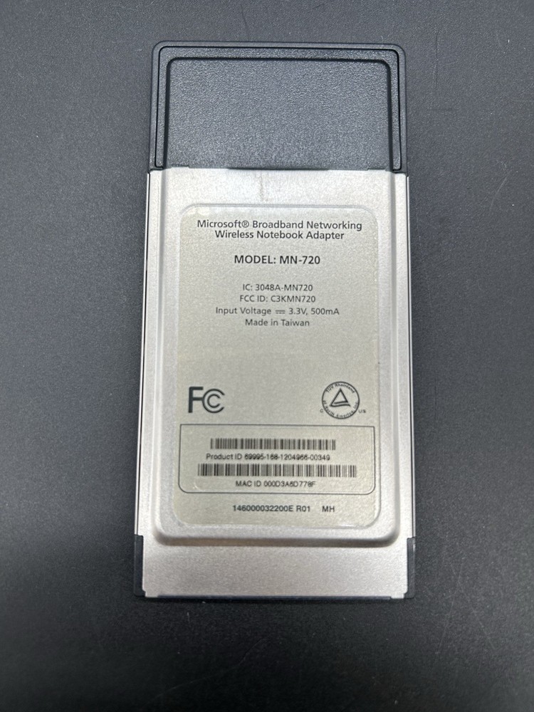 ⭐ Microsoft Wireless-B Notebook Adapter - Model WPC11 Ver. 4 - NOT TESTED ⭐