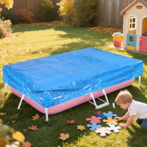 7' x 5' x 24" Rectangular Pool Cover Fit for Rectangular Frame Above Ground