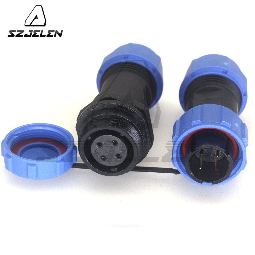 SP17 4Pin Avation Cable Connector Plug Socket,Electrical Power Wire Connector