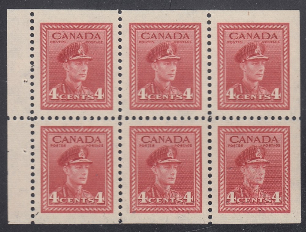 Canada #254a Mint Booklet Pane