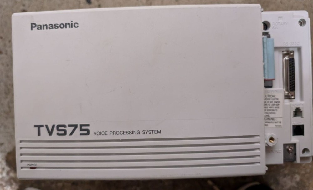 Panasonic KX-TVS75 Voice Processing System