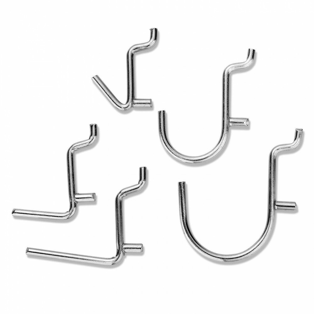 50 PCS Peg Board ORGANIZERS ASSORTED HOOKS GARAGE PEGBOARD HOOKS GARAGE SET