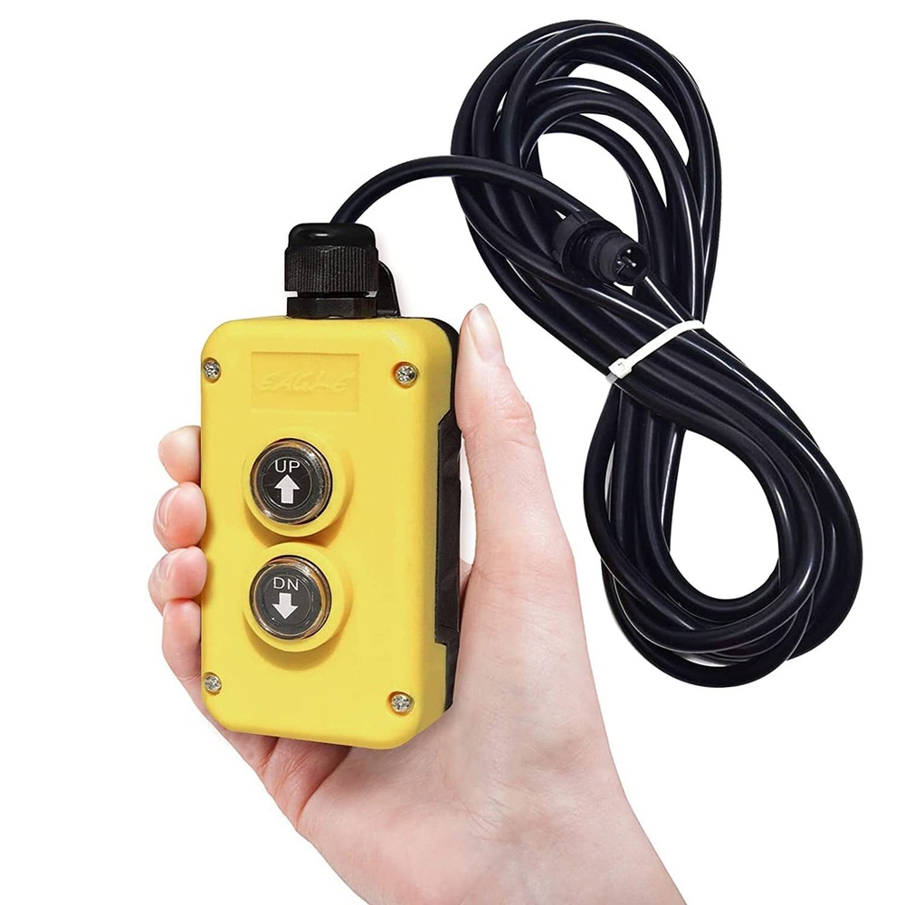 3 Wire Dump Trailer Remote Control Switch for Single-Acting Hydraulic Pumps 12V