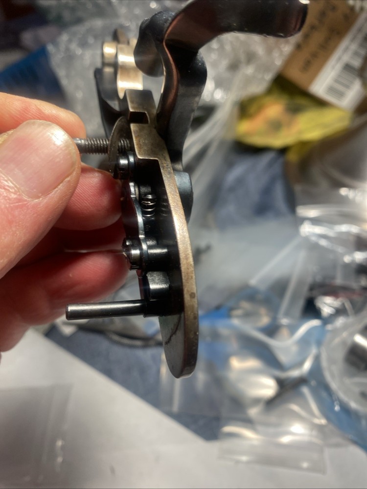 CVA, Hawken Muzzleloader Lock, Bolt, Washer. (Hammer Spurr to clear a Scope)