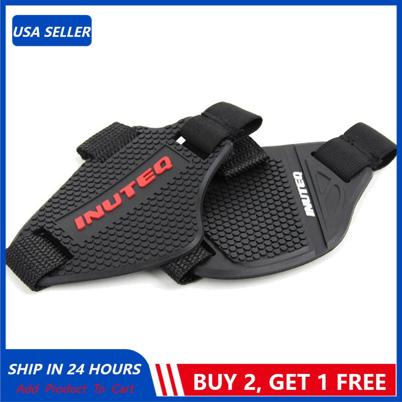 Motorcycle Shoe Boot Protector Shift Guard Cover Protective Gear Shifter Pad
