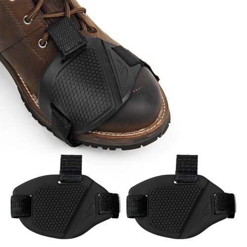 2PCS Motorcycle Shift Pad, Anti-Slip Rubber Protective Motorcycle Boot 2 Pcs