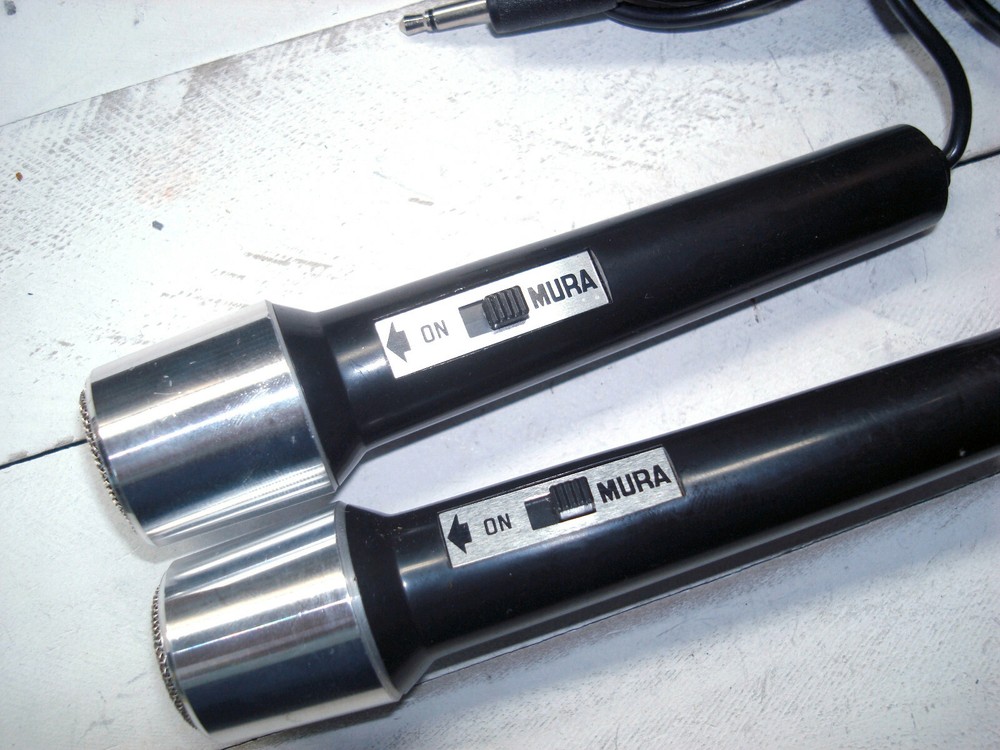 Vintage Mura Dynamic Microphones - Two Pack