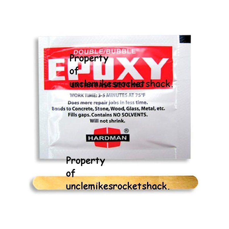 Epoxy 5 Pouches 3.2mL Each & Mixers