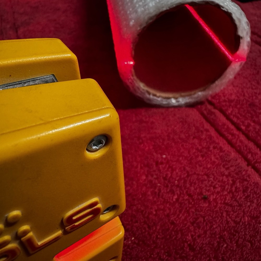 PLS 4 Pacific Laser Systems Laser Level Red Point & Line Tool Tested Working Use