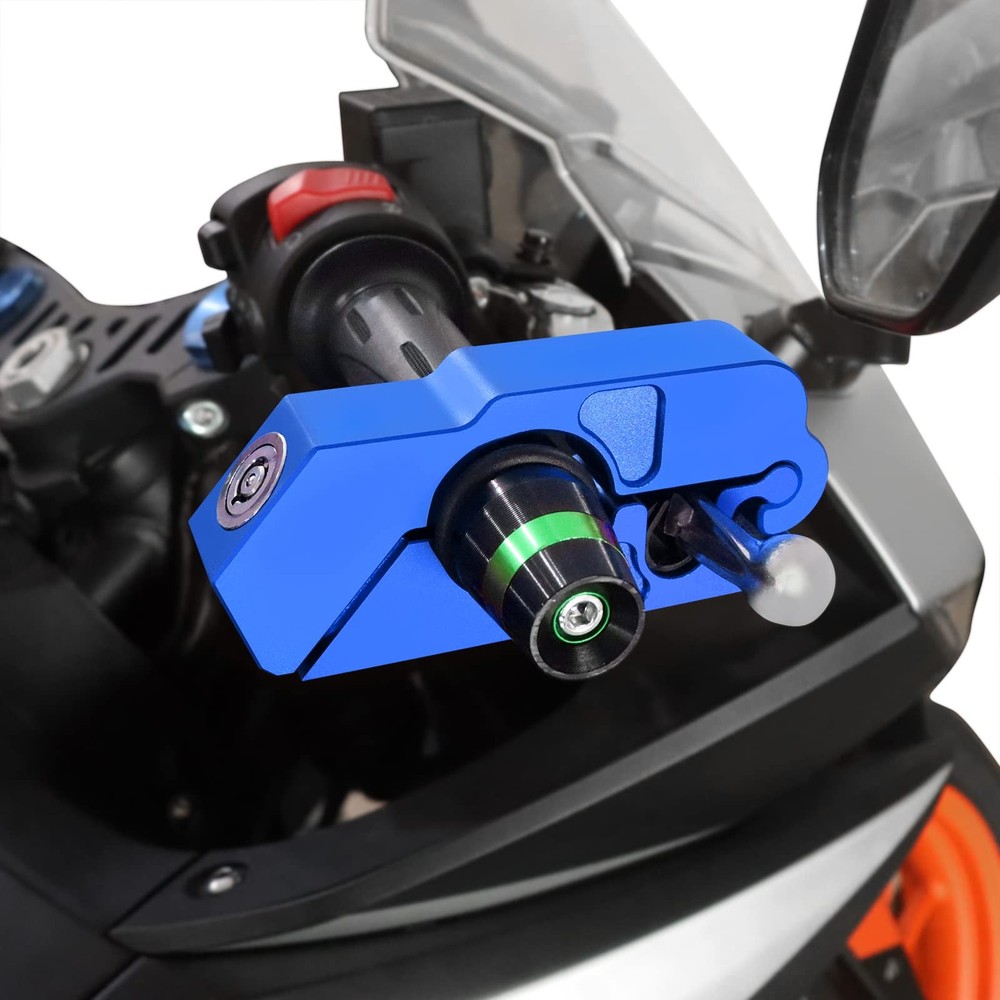 Motorcycle Grip Lock Throttle Security AntiTheft Lock for ATV, Dirt & Street