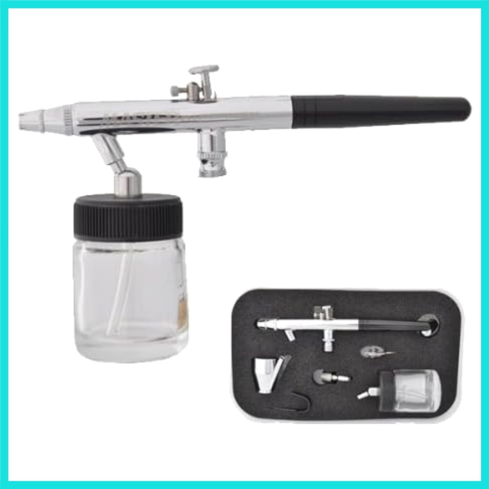 Master Performance Multi-Purpose Precision Dual-Action Siphon Feed Airbrush w...