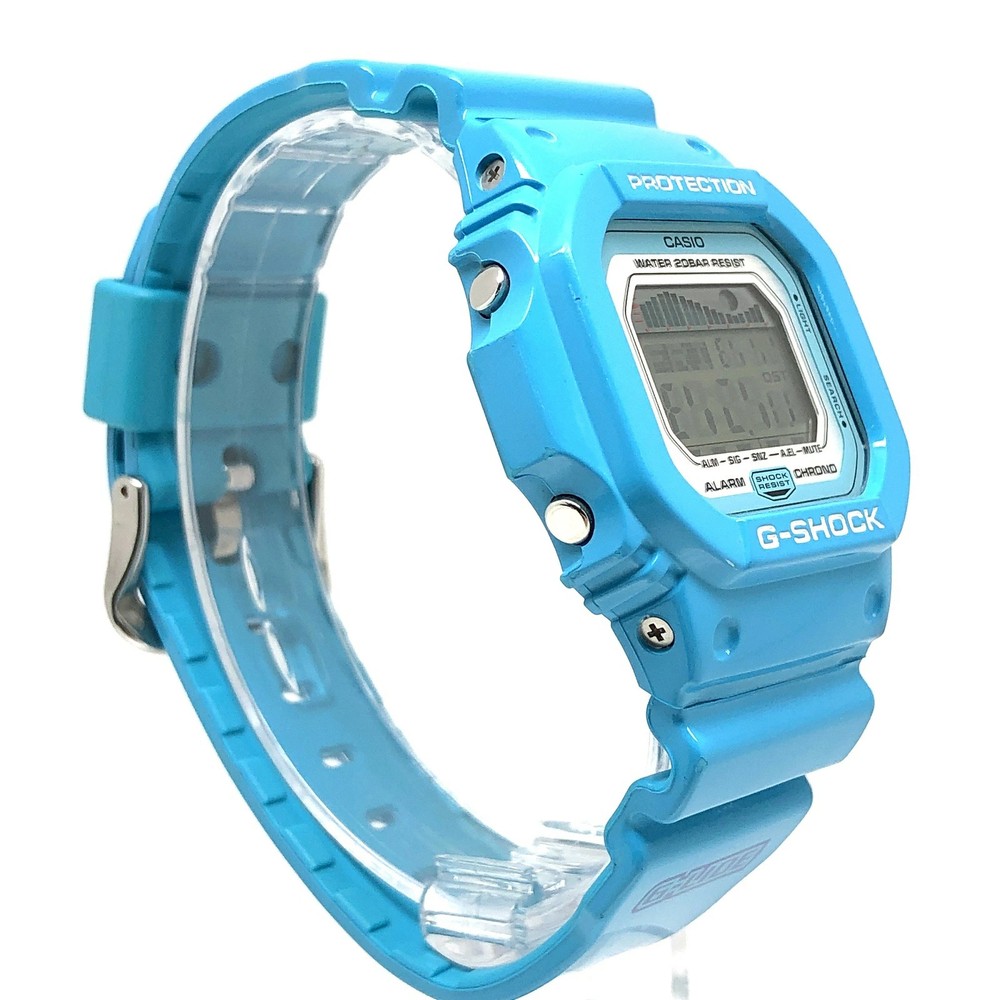 G SHOCK CASIO Wristwatch GLX 5600A 2 G LIDE Tide Graph Moon Data Metal Dial Glos