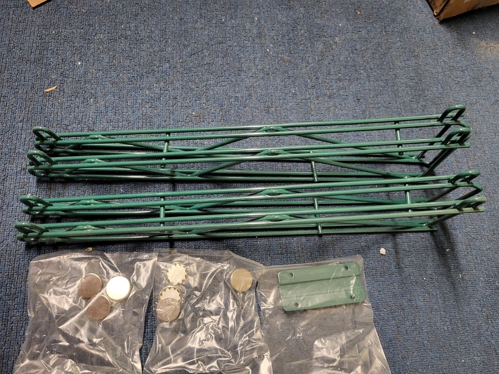 2 Olympic Double Wall Mount Brackets Green J2WD24K * NEW Open Box