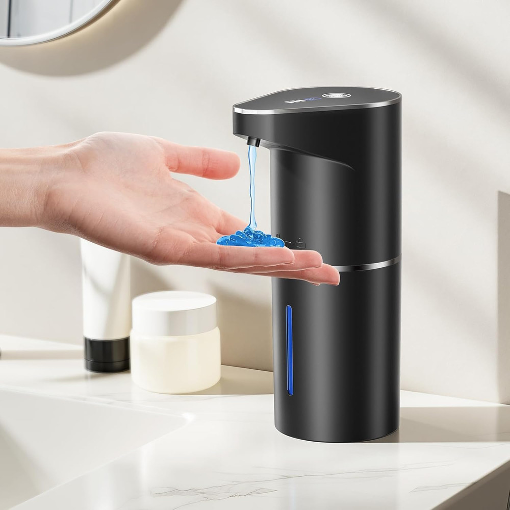 Automatic Soap Dispenser,Touchless Hand Wall Mount Rechargeable 3 Gear Adjustabl