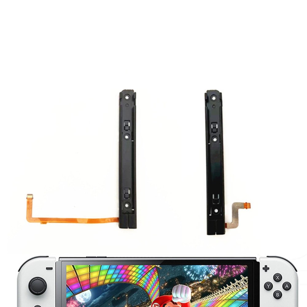 Replacement Left Right Slide Rail Bracket Set for Switch OLED Game Console