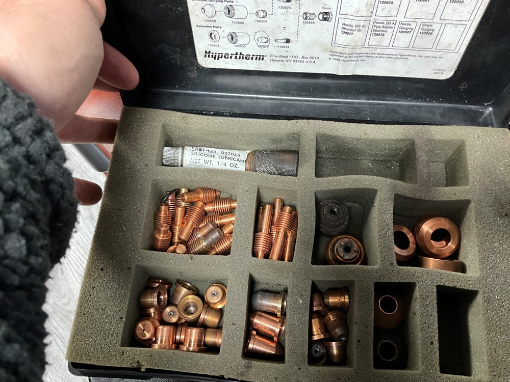 hypertherm powermax 900 plasma cutter tips    consumable parts kit