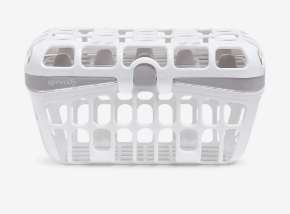 Sprucely Bottle Accessories Starter Set, White/Grey