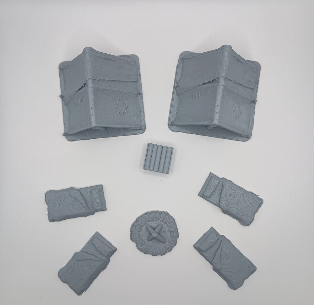 3D Printed Camp Set (28mm-32mm Scale)