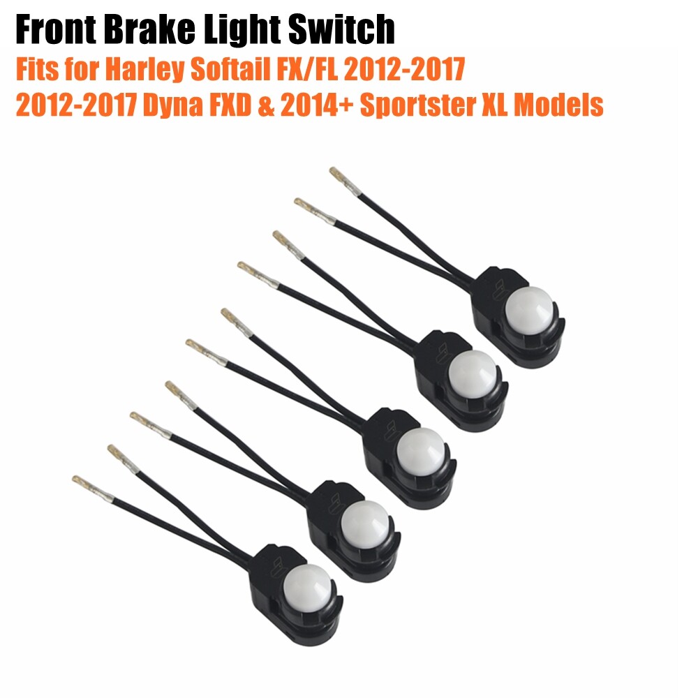 Motorcycle Handlebar Mount Front Brake Light Switch For Harley Softail Sportster