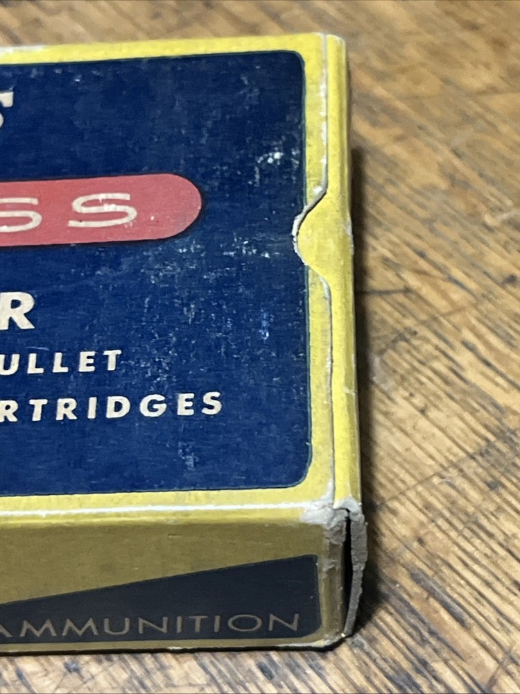 Vintage Peters Rustless 8mm Mauser Cartridge Ammo Box Empty