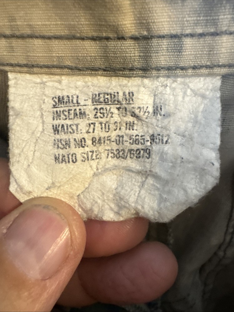 Small Regular - Army Combat Pants ACU Digital Camo USGI 5014
