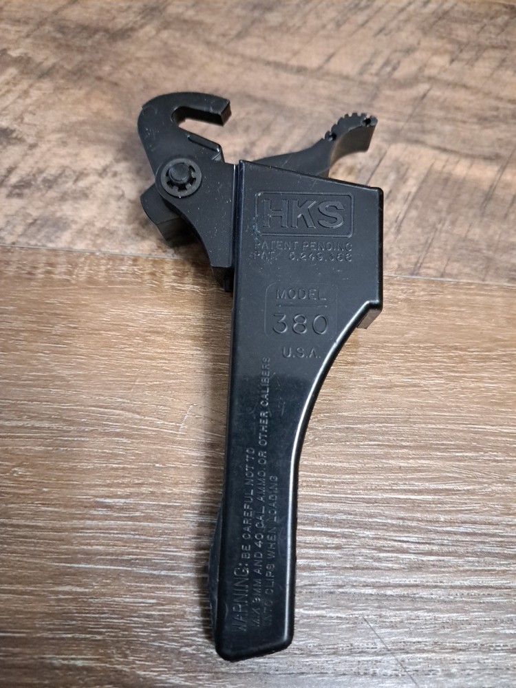 HKS MODEL 380 MAGAZINE LOADER BLACK PLASTIC DOUBLE STACK .380