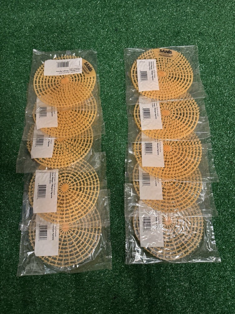 Sanis Urinal Screen Deodorizer Citrus Mango Scent! Pack Of 10