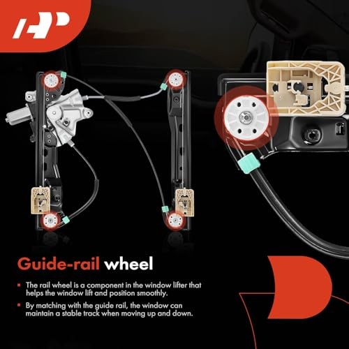 Power Window Regulator with Motor Side Compatible with Buick Front Driver