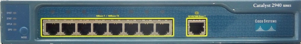 Cisco Catalyst (WSC29408TTS) 8-Ports External Switch Managed