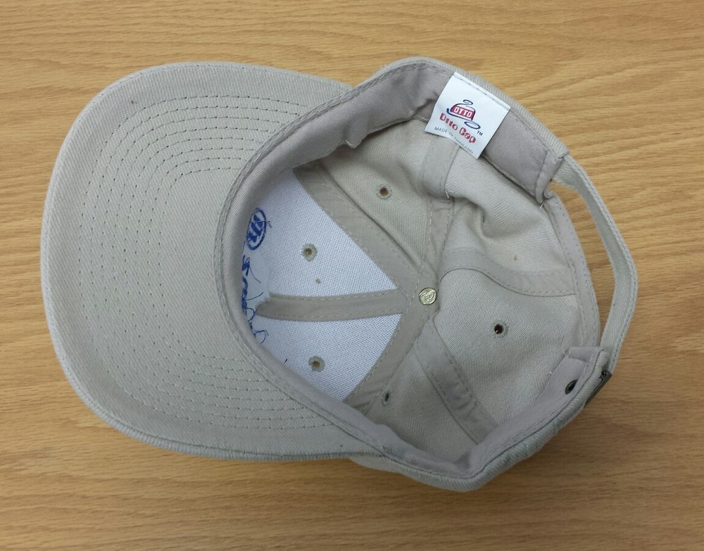ALLIANZ CHAMPIONSHIP Golf Beige Khaki Adjustable Strap Strapback HAT / CAP