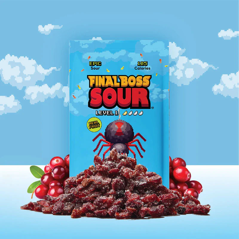 Final Boss Sour | Cranberry | Level 1 (30g) Exotic Snacks