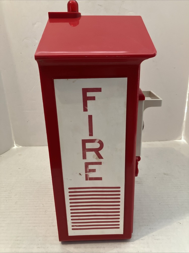 Vintage Randix Fire House Box Telephone Wall Mount Push Button - Non Working -