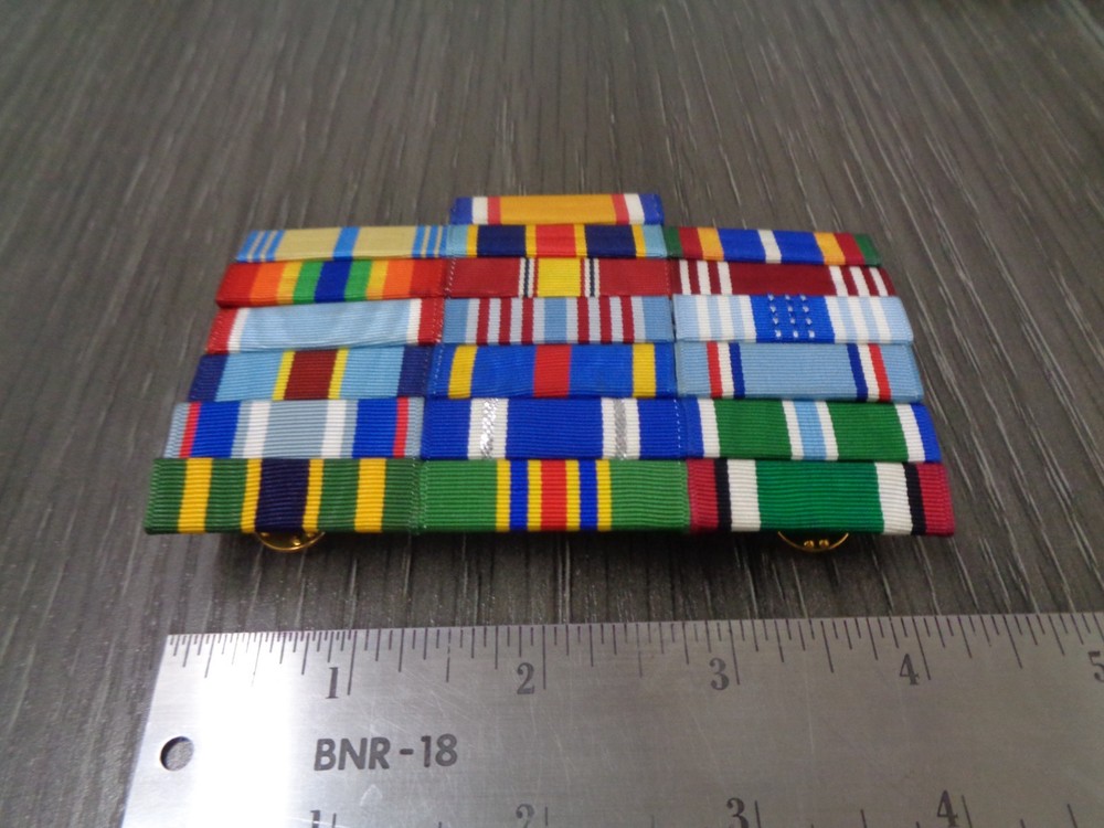 Gothic Steampunk COSPLAY Uniform Accessory 19 Ribbon Bar USED COMICON MULTI