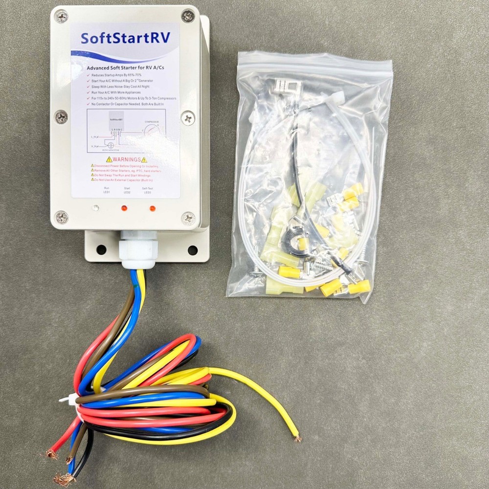 SSRV3T Soft Start Kit Air Conditioner Setup RV A/C Starter For SoftStartRV US