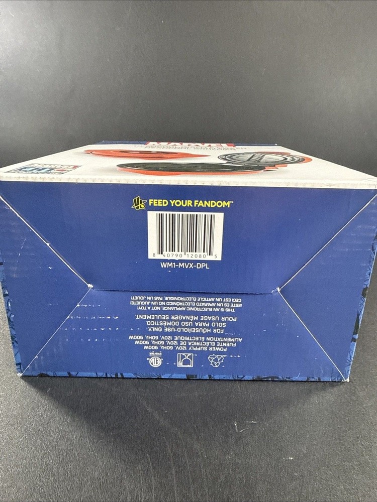 Uncanny Brands Marvel Deadpool Waffle Maker New In Box