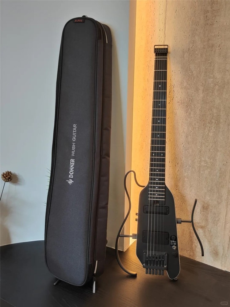 Donner HUSH™ X PRO Electric Guitar Black