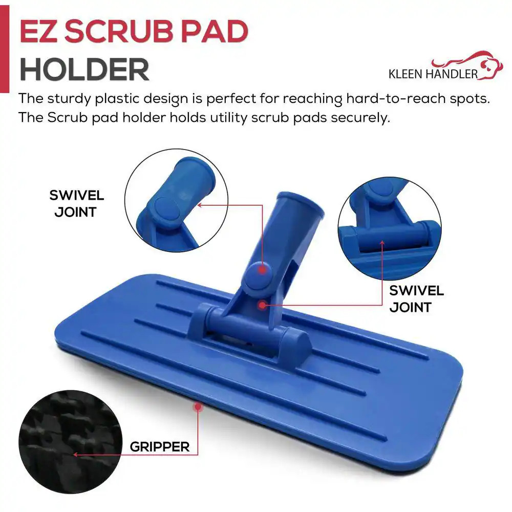 Clean Doodlebug Scrubbing Pad Holder, Blue (2-Pack)